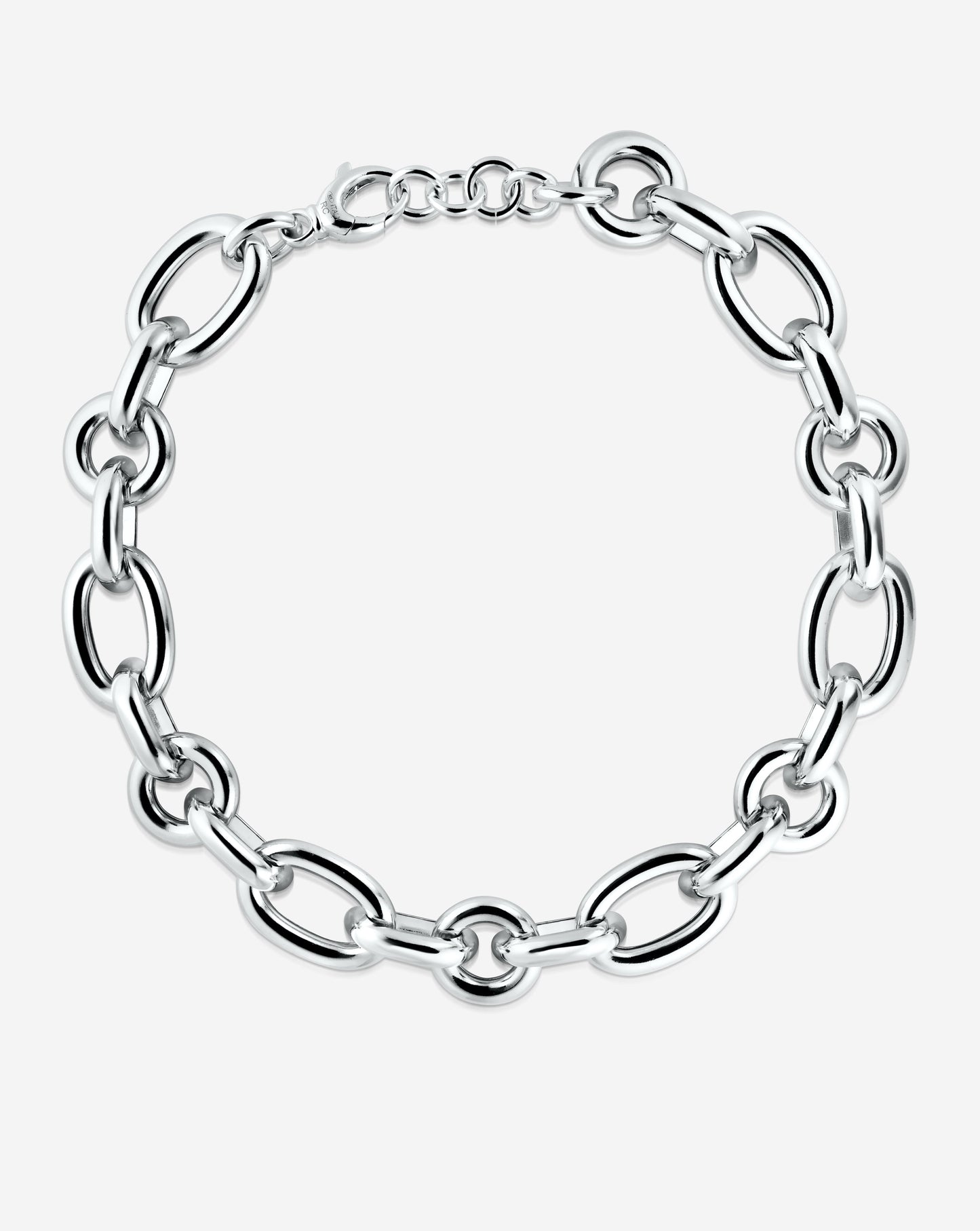 Ring Concierge Necklaces Statement Sterling - Oval Link Chain Necklace