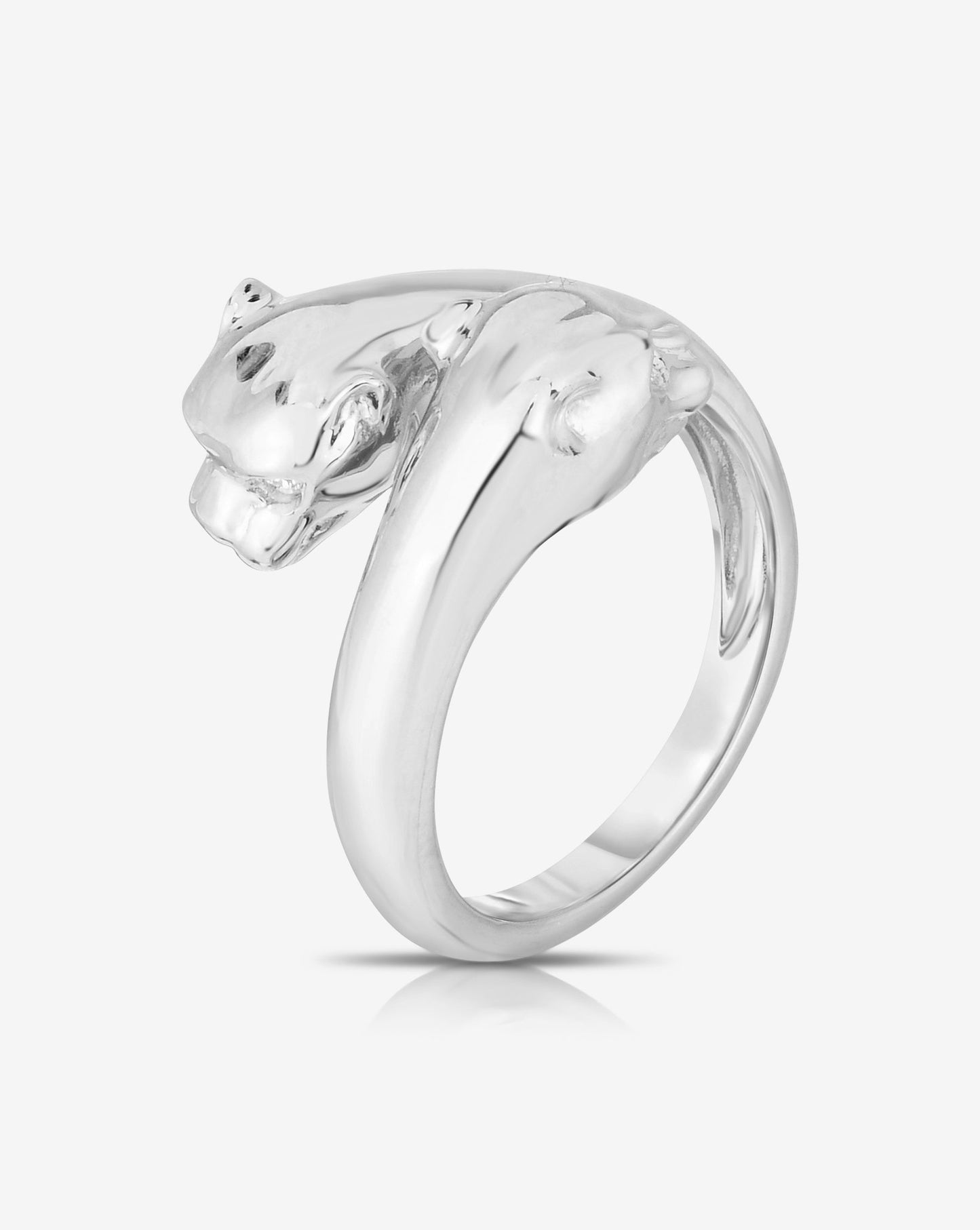 Ring Concierge Rings Double Panther White Gold Ring