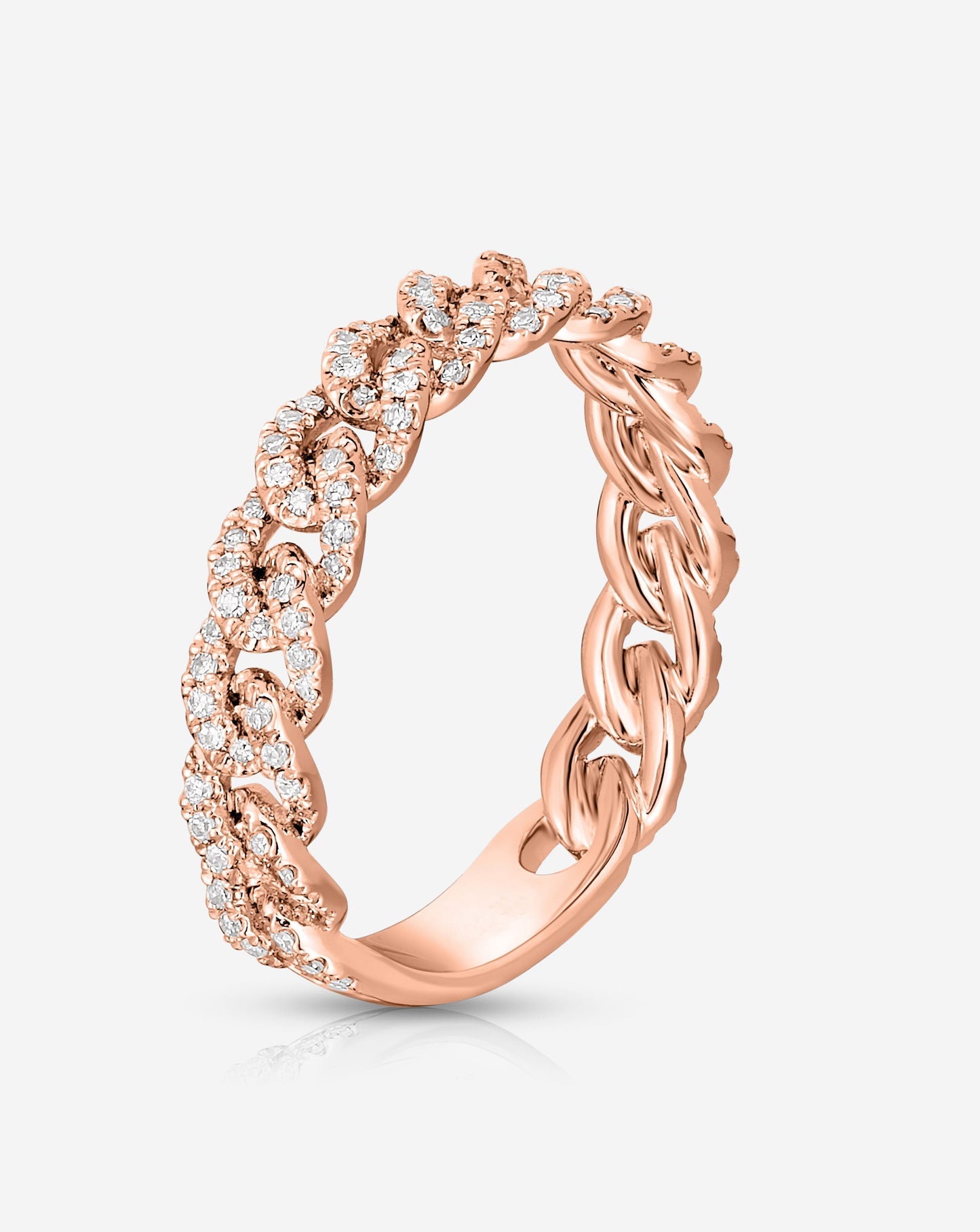 Ring Concierge Rings Pavé Diamond Chain Ring