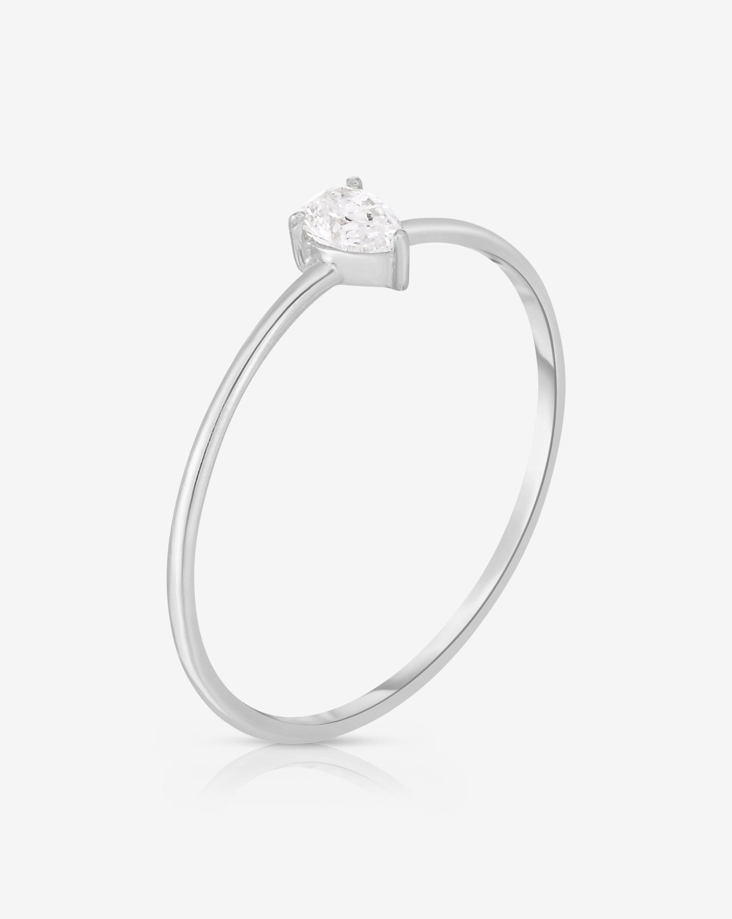Ring Concierge Rings Single Pear Diamond Ring