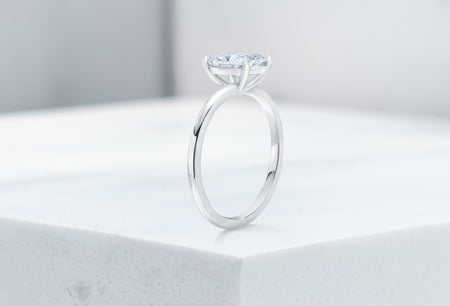 33470150738059. Testing Madison VOW by Ring Concierge Radiant with trapezoid side stones engagement ring in platinum.