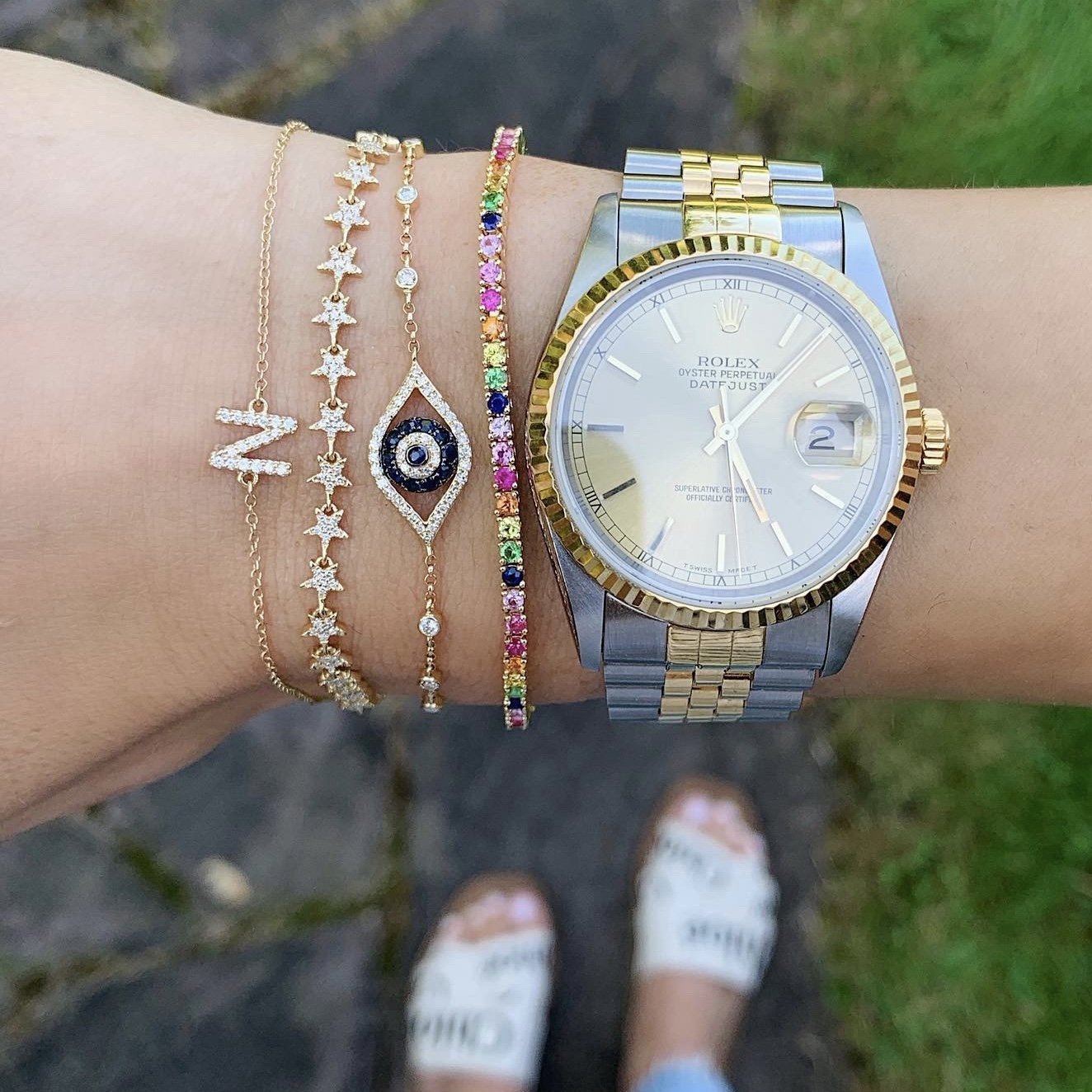 Pavé Initial Bracelet - Ring Concierge