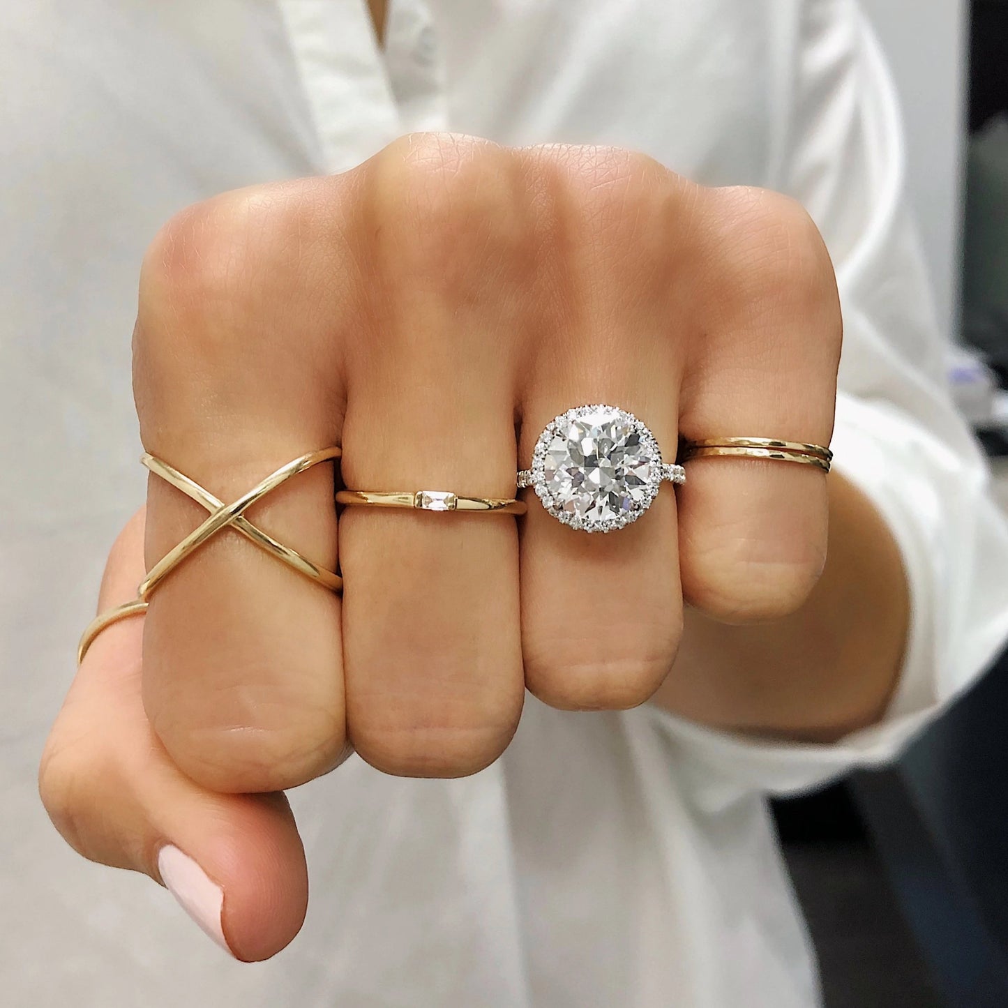 Gold X Ring - Ring Concierge