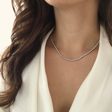 The Premium Collection Necklaces Diamond Tennis Necklace