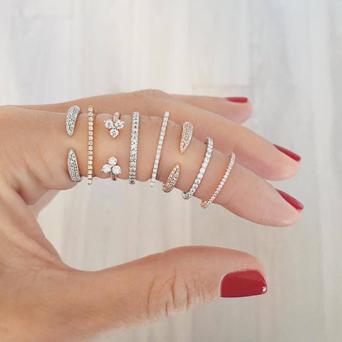 26 Best Stackable Rings to Achieve That Layered Look