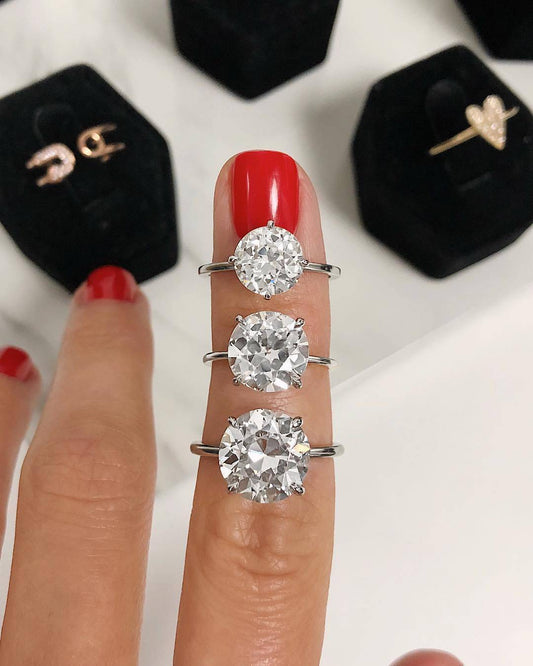 A Visual Guide to Diamond Carat Sizes