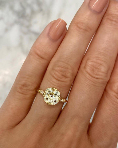 Yellow Diamond Engagement Rings for the Bold Bride