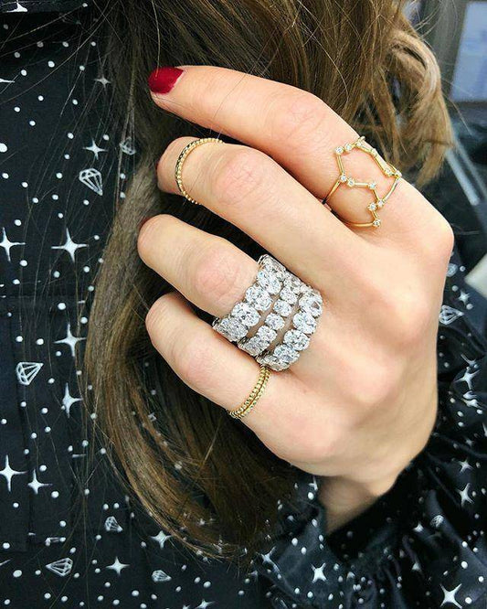 3 Head-Turning Takes on the Oval Diamond Eternity Band