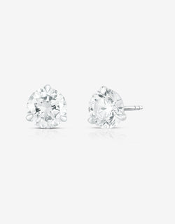 3 carat total classic diamond studs