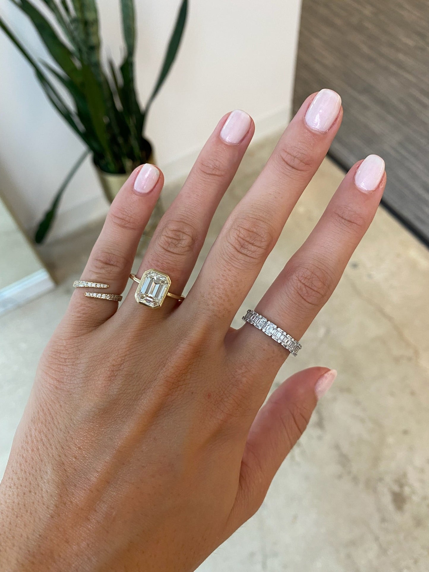 Bezel Emerald YG 40675175694424