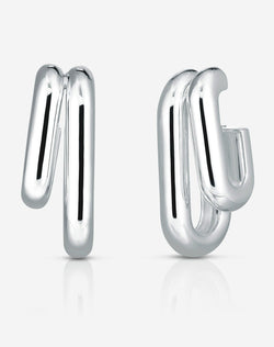 Statement Sterling - Cloud Multi Hoops Sterling Silver