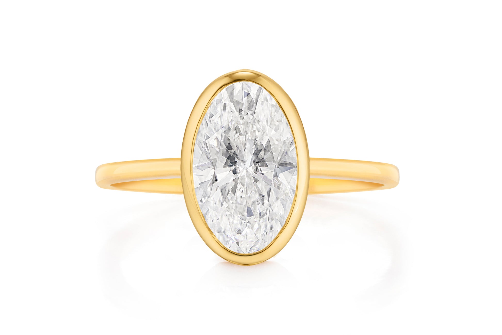 Bezel Oval YG Front 40675175497816