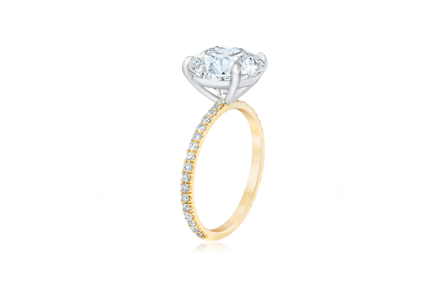 Whisper Thin Pave Emerald YG 40675119005784