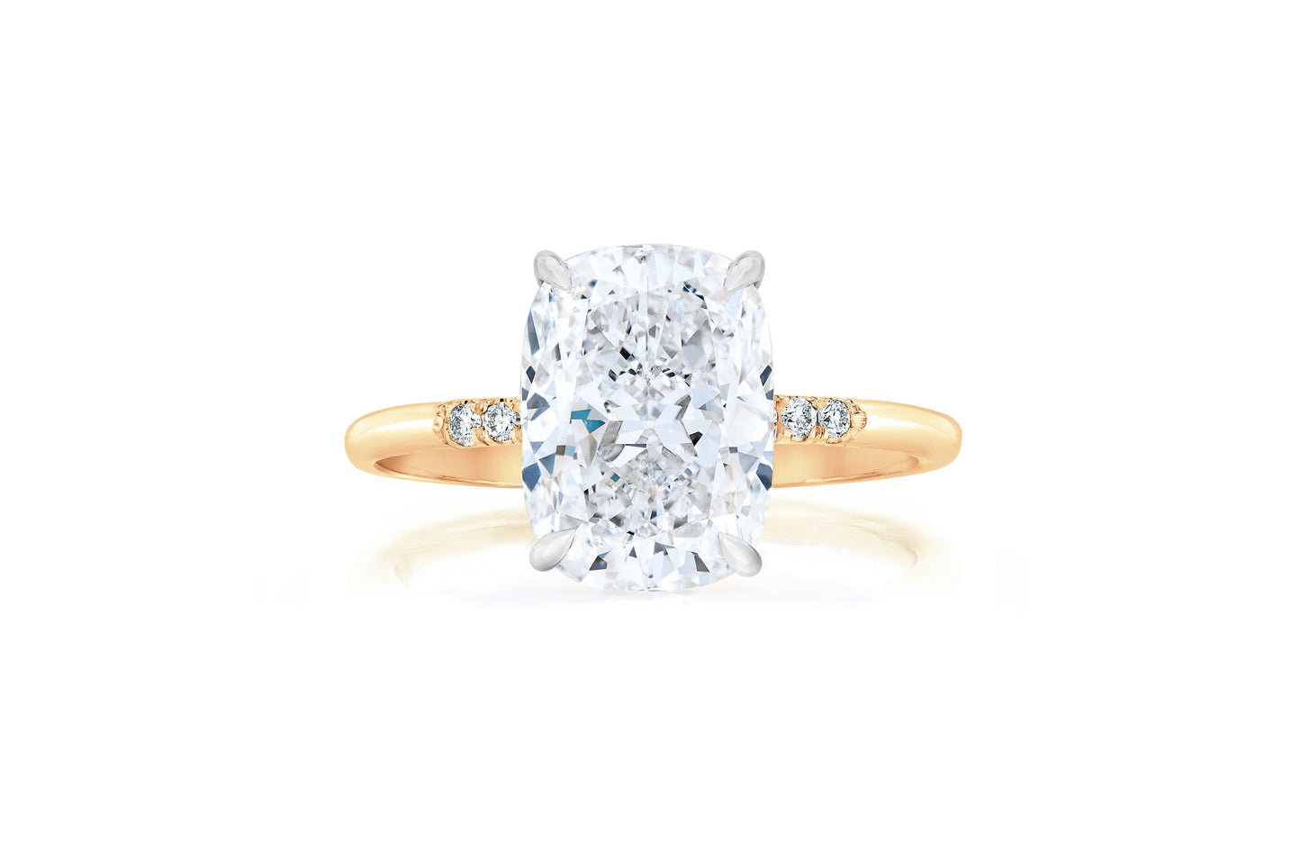 Whisper Thin Trio Antique-Style Cushion YG + HH 40677659279448