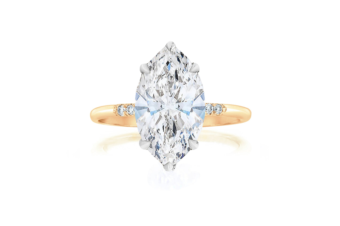 Whisper Thin Trio Marquise YG + HH 40677658689624