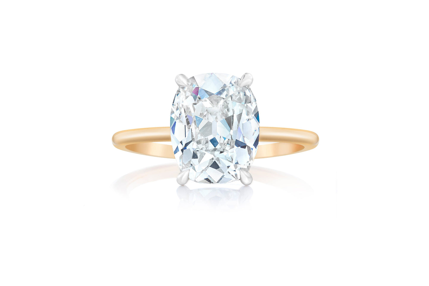 Whisper Thin Antique-Style Cushion YG + HH 40674679652440