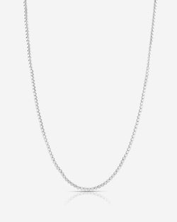 Ring Concierge Mini Diamond Tennis Necklace 14k White Gold