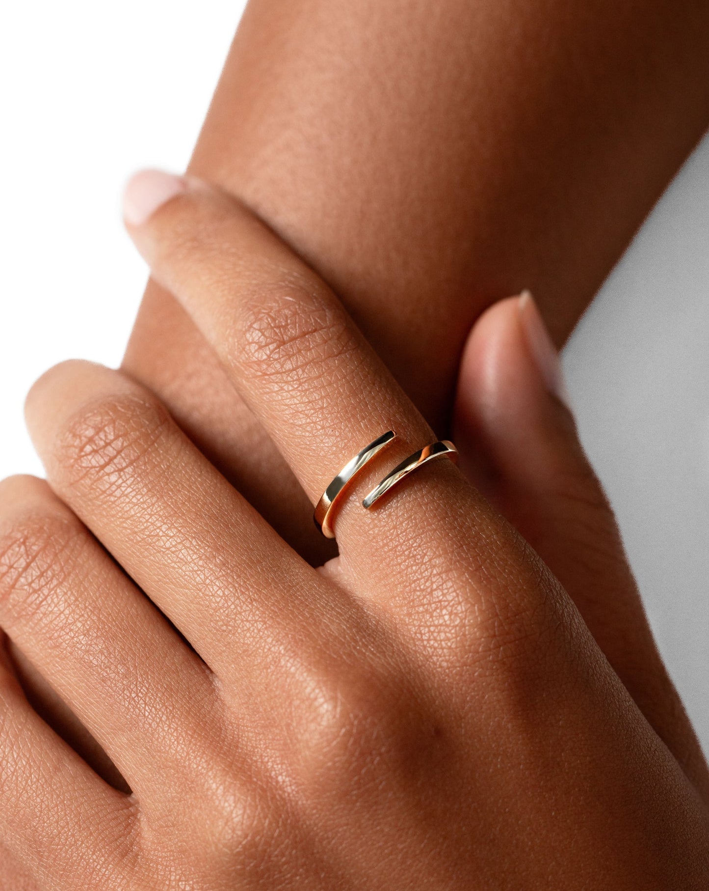 Ring Concierge Ring: Open Gold Wrap Ring