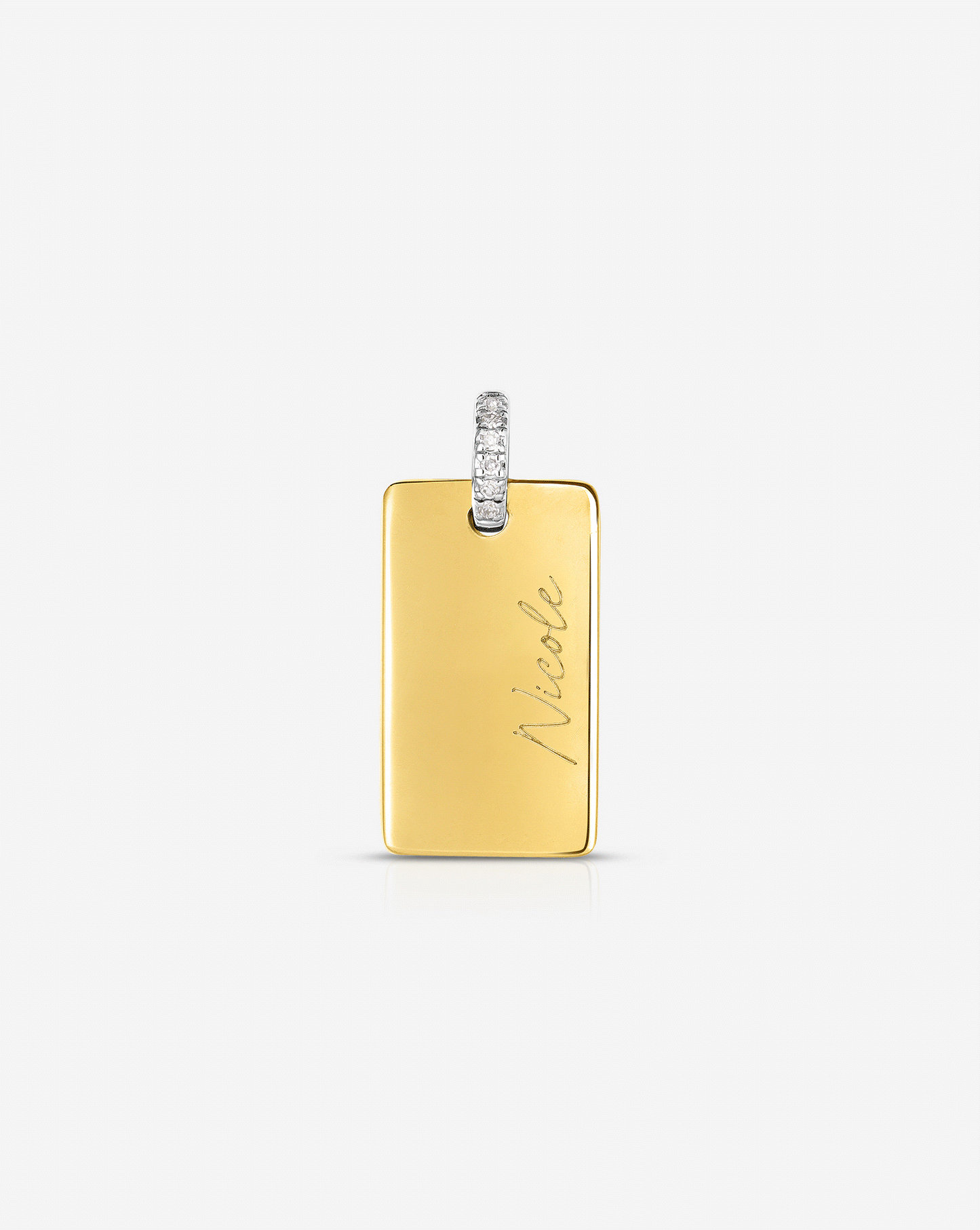 Engravable Rectangle Pendant