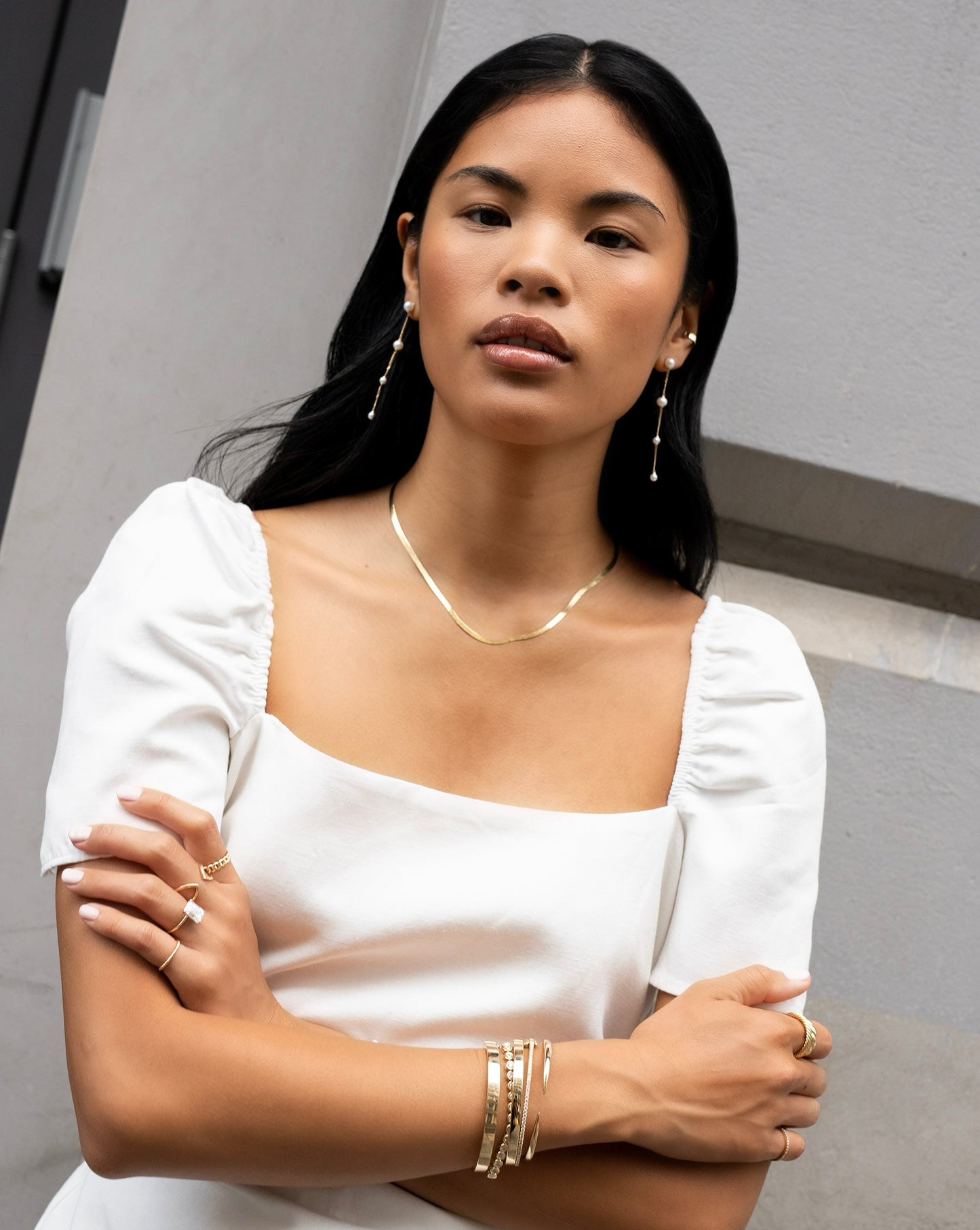 Ring Concierge Rings Open Geometric Ring