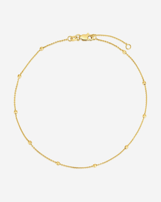 Saturn Chain Anklet - Ring Concierge