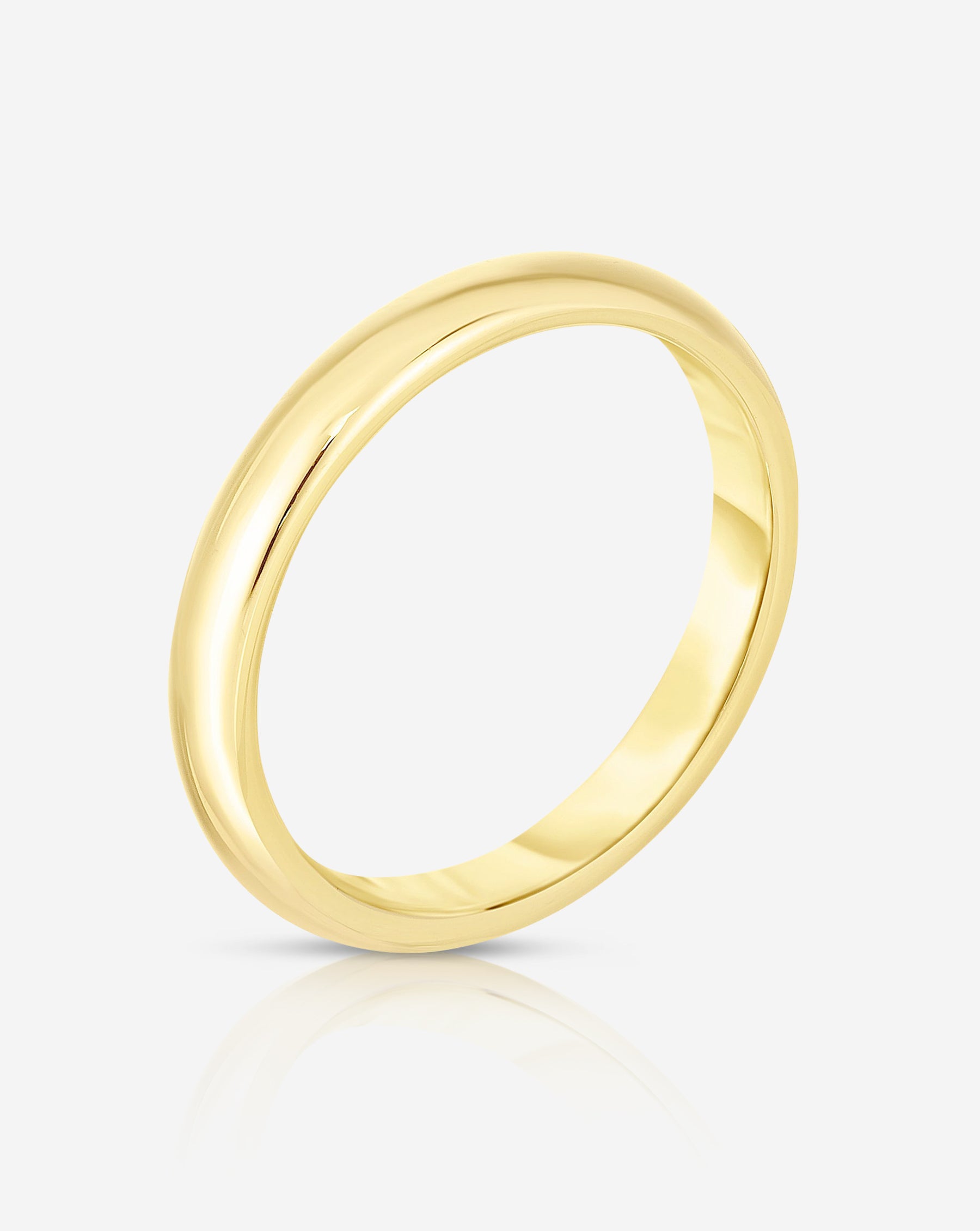 Bridal Mens Rings 3 mm Comfort Fit Wedding Band