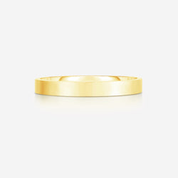 Bridal Mens Rings 3 mm Flat Comfort Fit Wedding Band