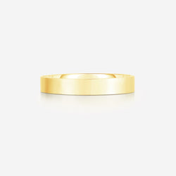 Bridal Mens Rings 4 mm Flat Comfort Fit Wedding Band