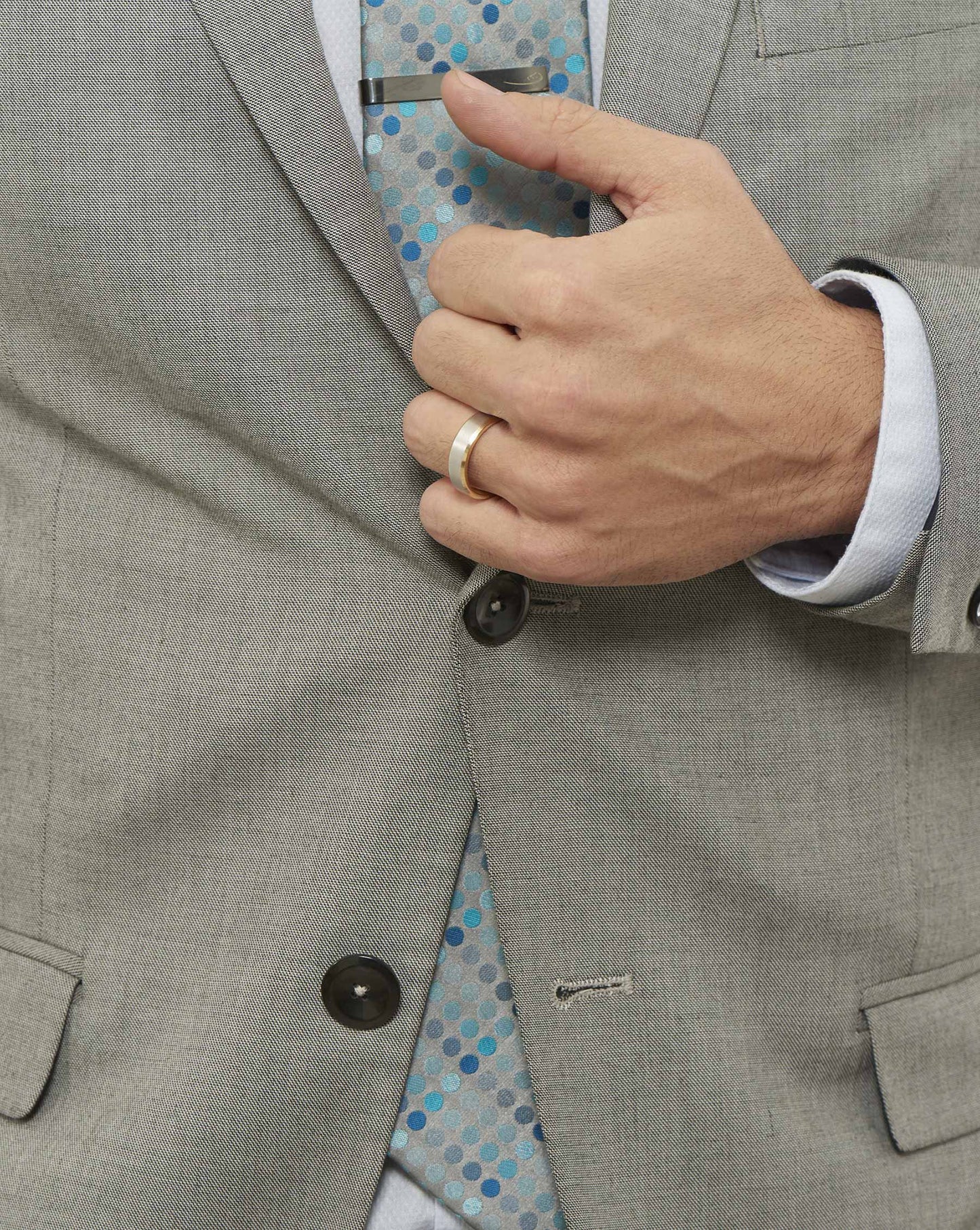 Bridal Mens Rings 6 mm Contrast + Beveled Wedding Band