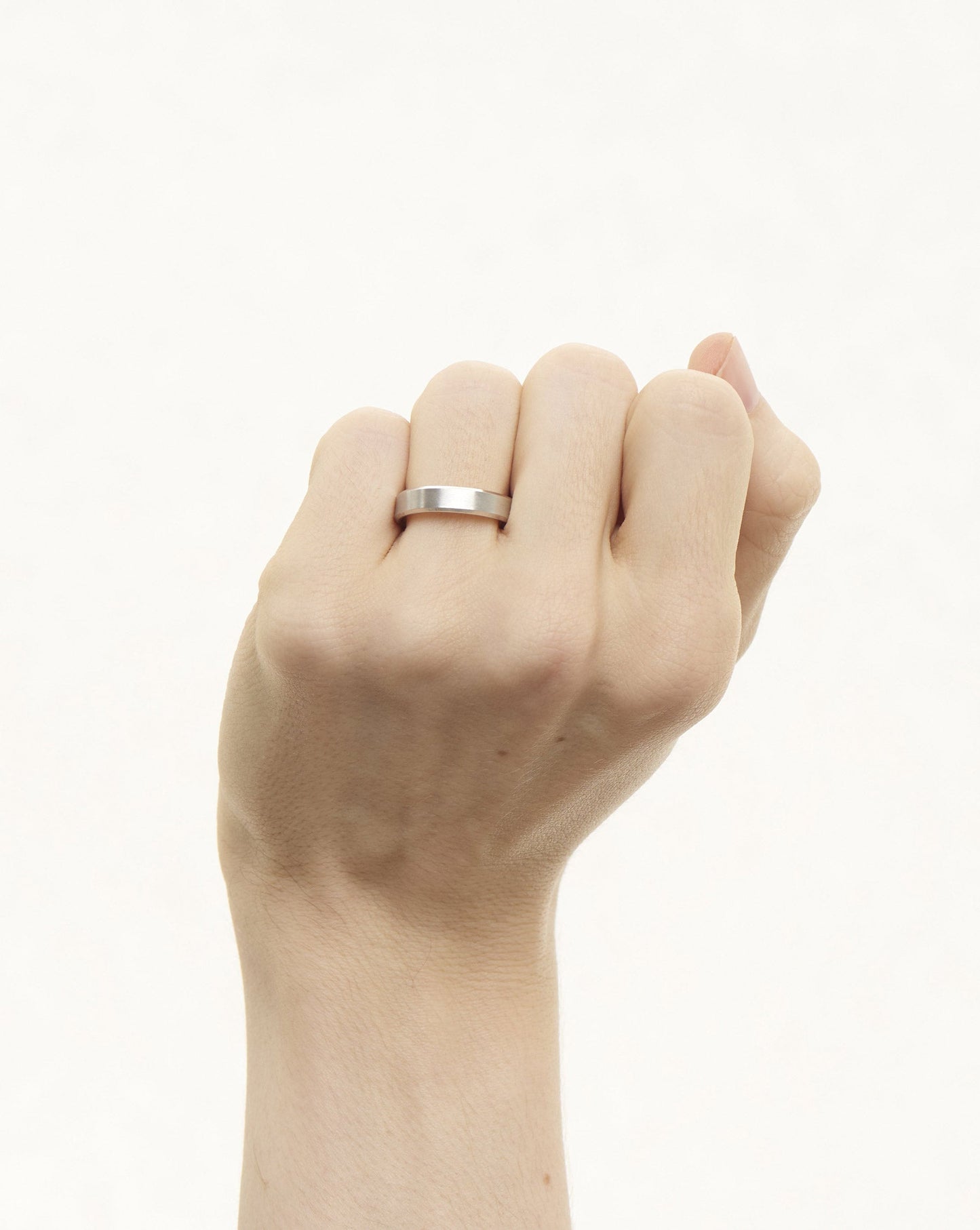 Bridal Mens Rings Hidden Two-Toned + Beveled Wedding Band