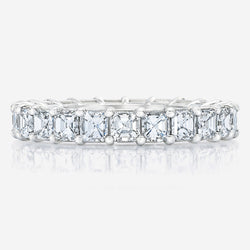 Bridal Wedding Bands Petite Asscher Diamond Band