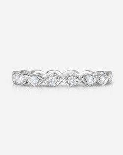 Bridal Wedding Bands Platinum Autumn Eternity Band