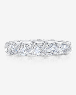 Bridal Wedding Bands Platinum / 3 Sideways Oval Eternity Band