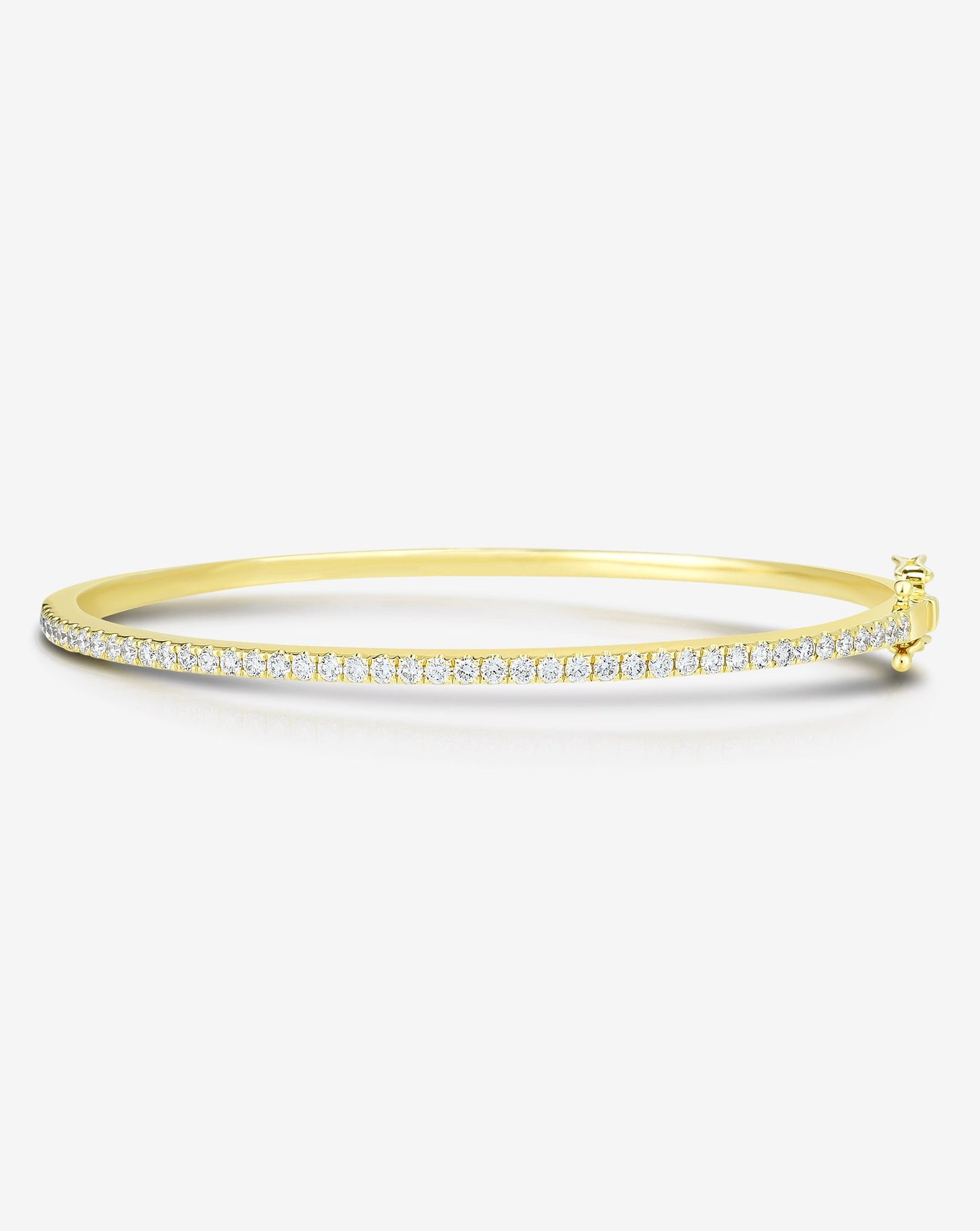 Ring Concierge Bracelets 14k Yellow Gold / 16 cm Classic Diamond Bangle