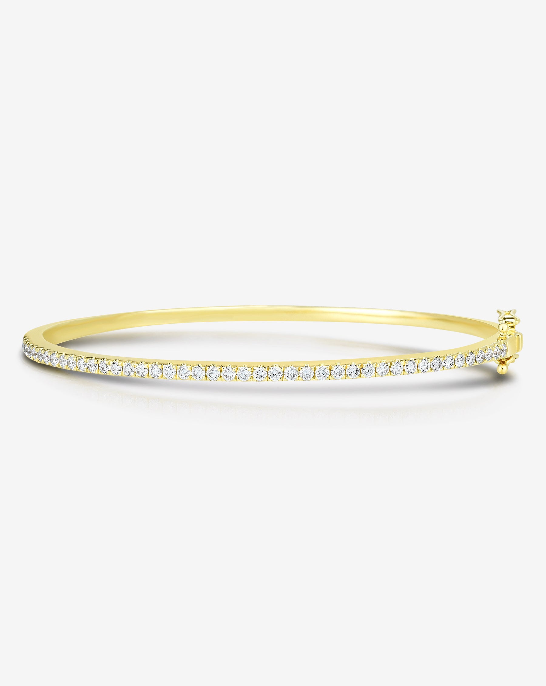 Ring Concierge Bracelets 14k Yellow Gold / 16 cm Classic Diamond Bangle