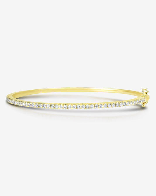 Ring Concierge Bracelets 14k Yellow Gold / 16 cm Classic Diamond Bangle
