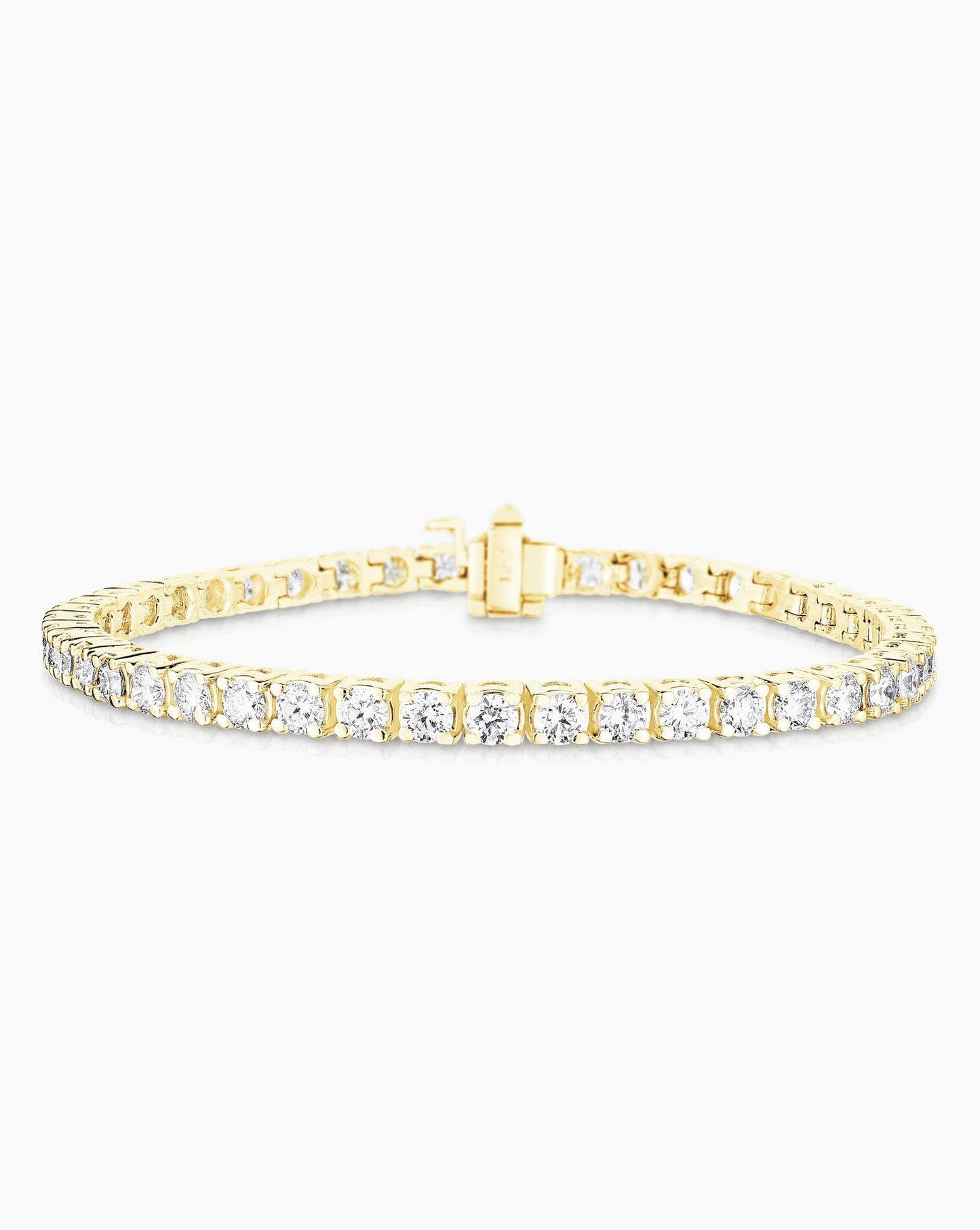 Ring Concierge Bracelets 14k Yellow Gold / 6.5" / 2 Carat Total Weight Classic Diamond Tennis Bracelet