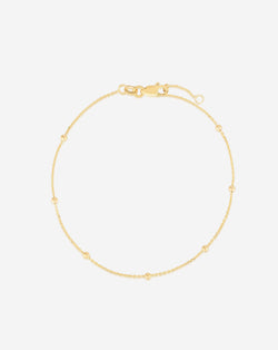 Ring Concierge Bracelets 14k Yellow Gold / 6.5"-7" Saturn Chain Bracelet