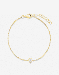 Ring Concierge Mixed Shapes Diamond Bracelet 14kt Yellow Gold - Video showing the shape variety- emerald, heart, round, pear