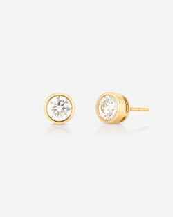 Ring Concierge: Bezel-Set Classic Diamond Studs