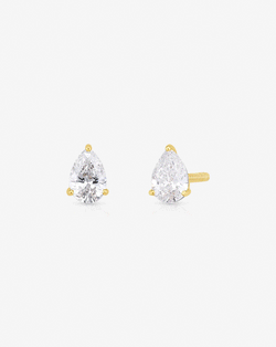 Ring Concierge Half Carat Mixed Shapes Diamond Studs 14kt Yellow Gold
