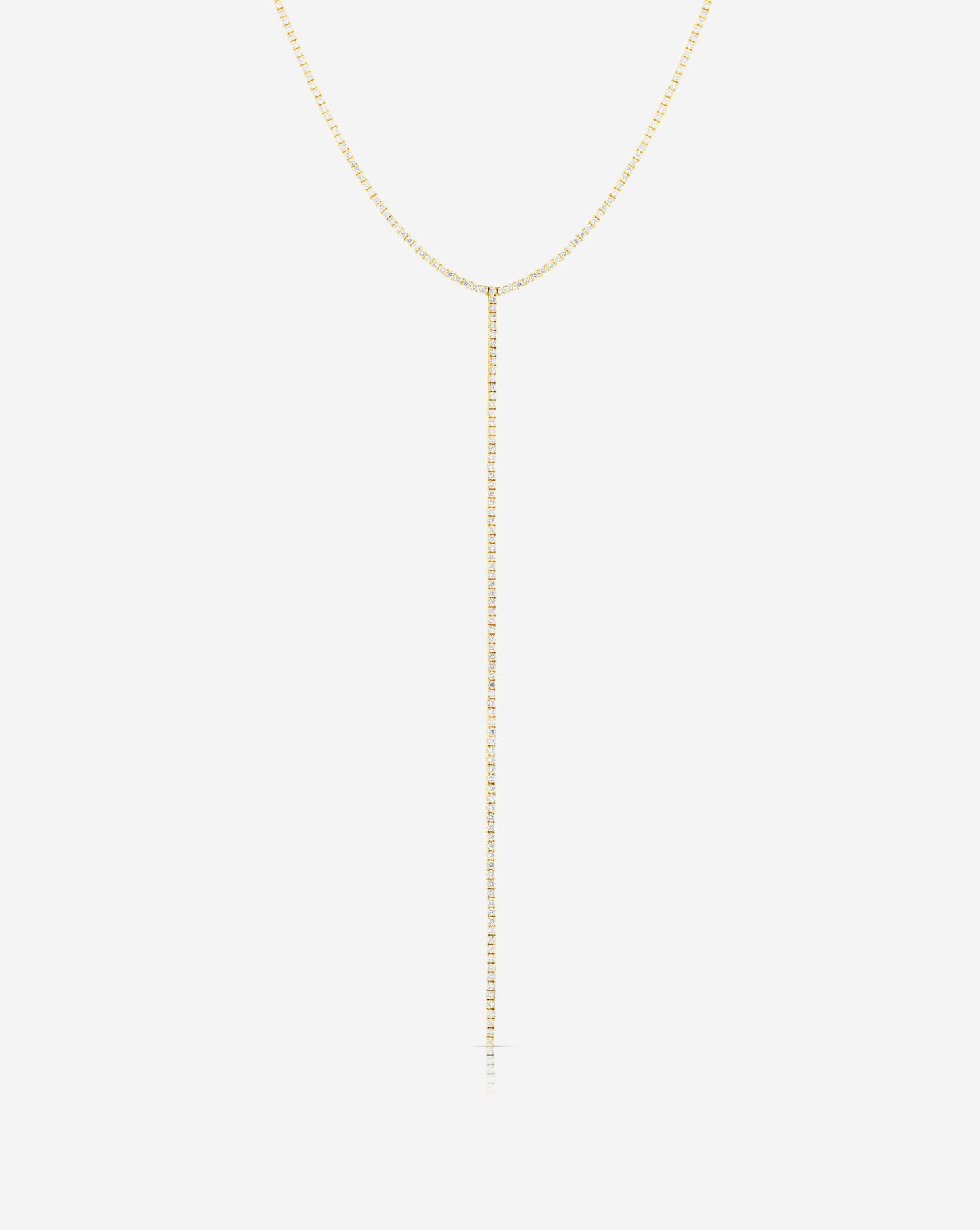 Ring Concierge Necklaces 14k Yellow Gold Diamond Lariat Necklace