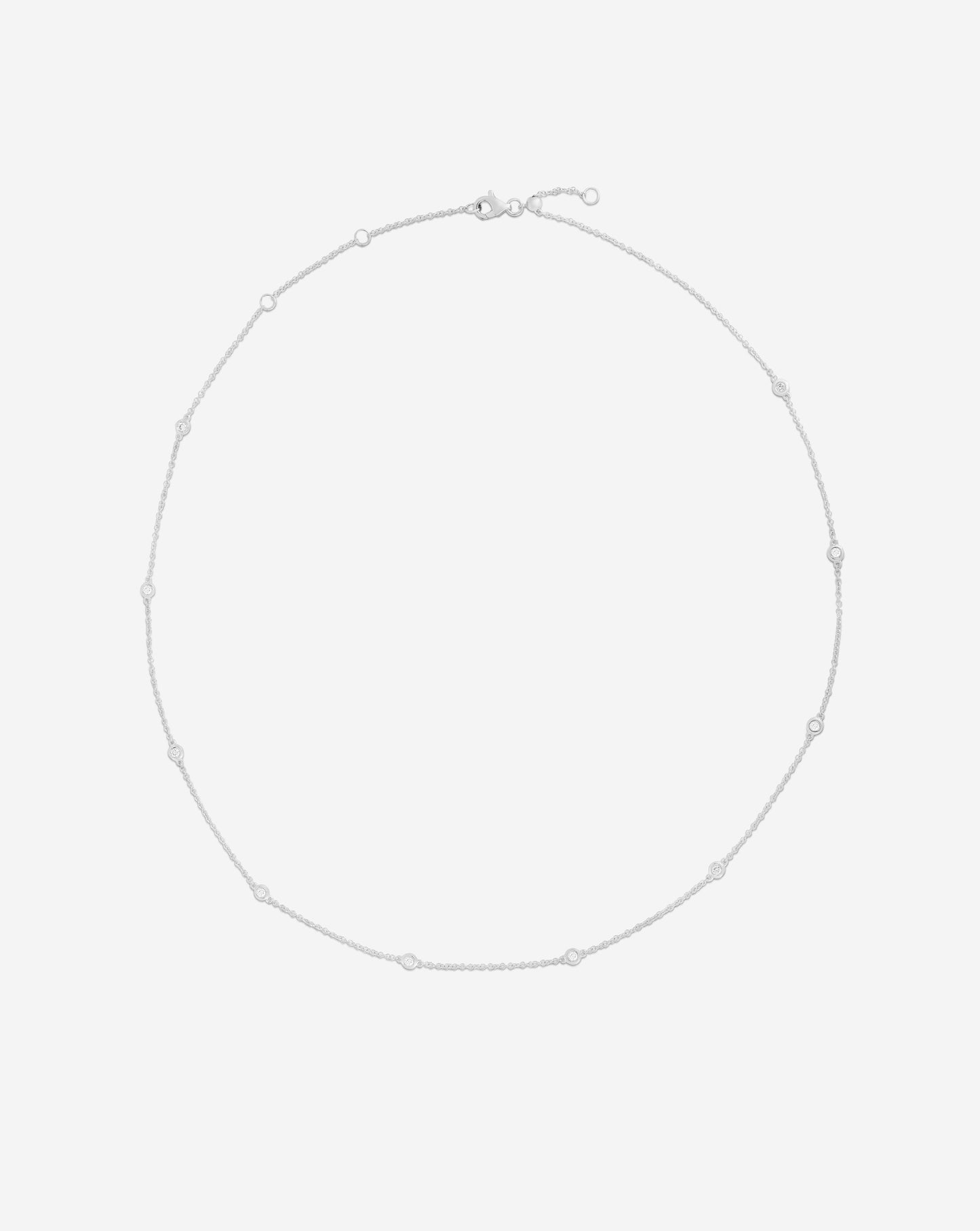 Ring Concierge Necklaces Diamond Bezel Station Necklace 30757277433944