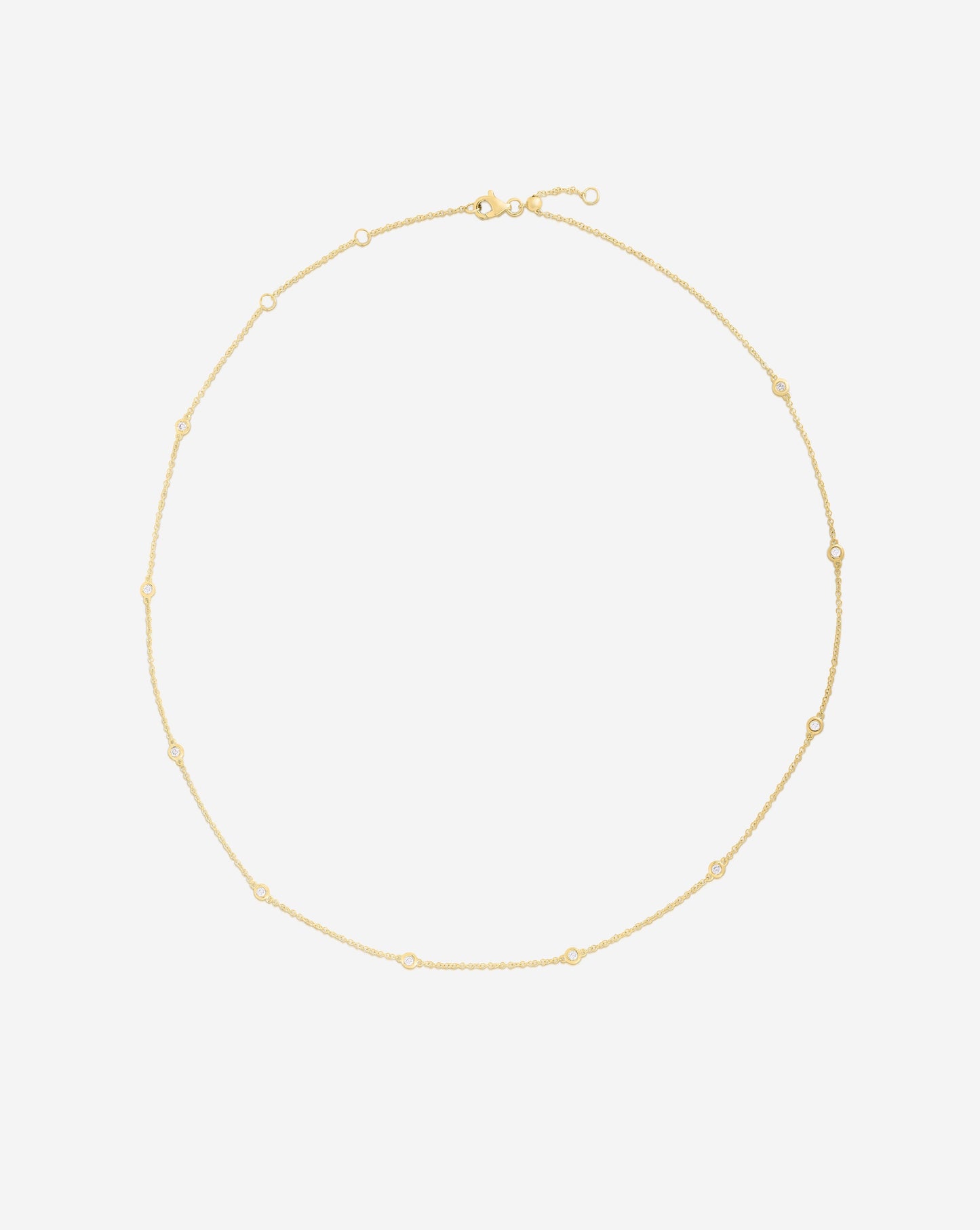 Ring Concierge Necklaces Diamond Bezel Station Necklace 30757277401176