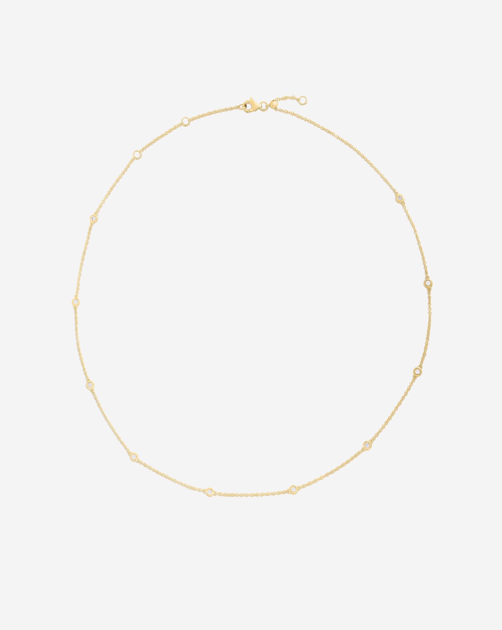 Ring Concierge Necklaces Diamond Bezel Station Necklace 30757277401176