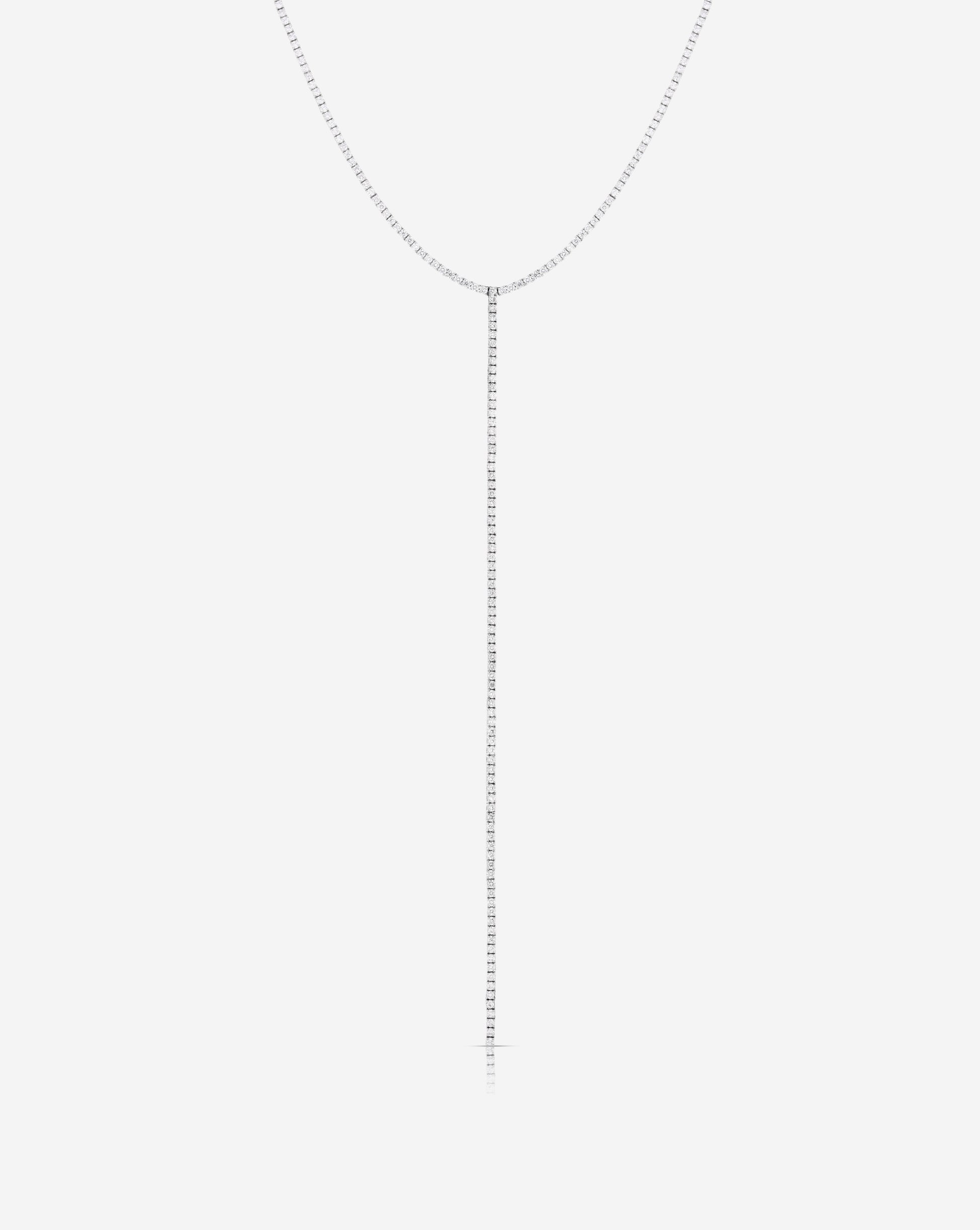 Ring Concierge Necklaces Diamond Lariat Necklace - 14K WG