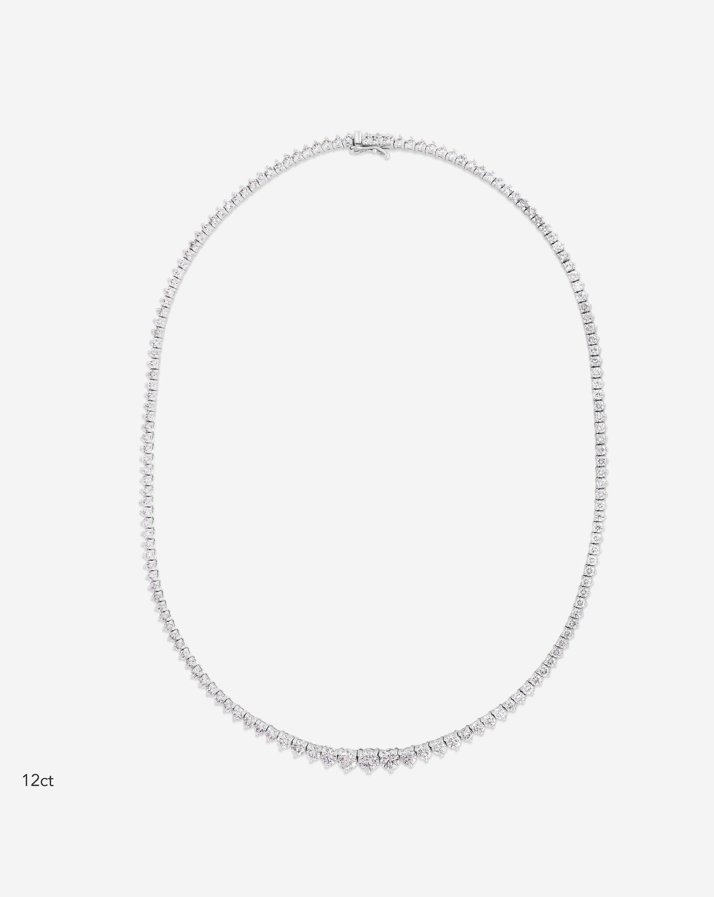Ring Concierge Graduated Diamond Tennis Necklace