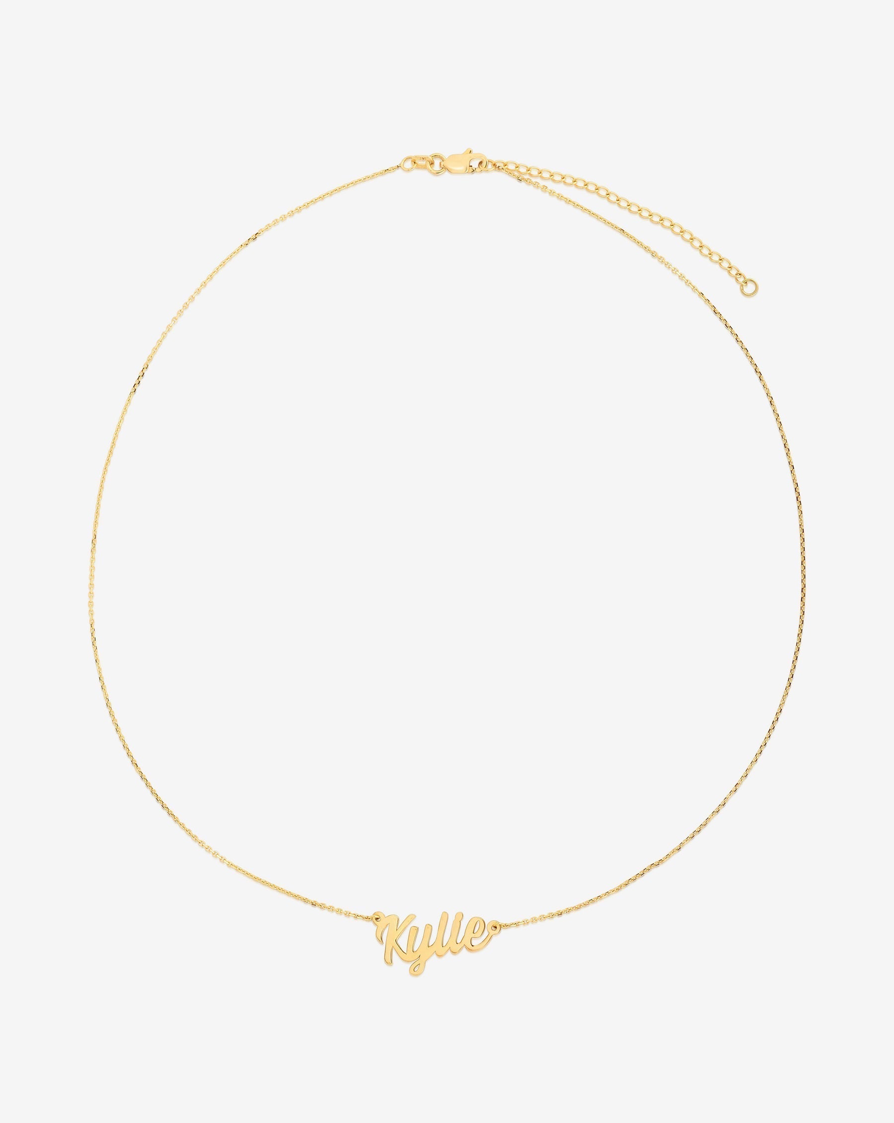 Ring Concierge Necklaces Personalized Script Name Necklace - zoomed out name kylie