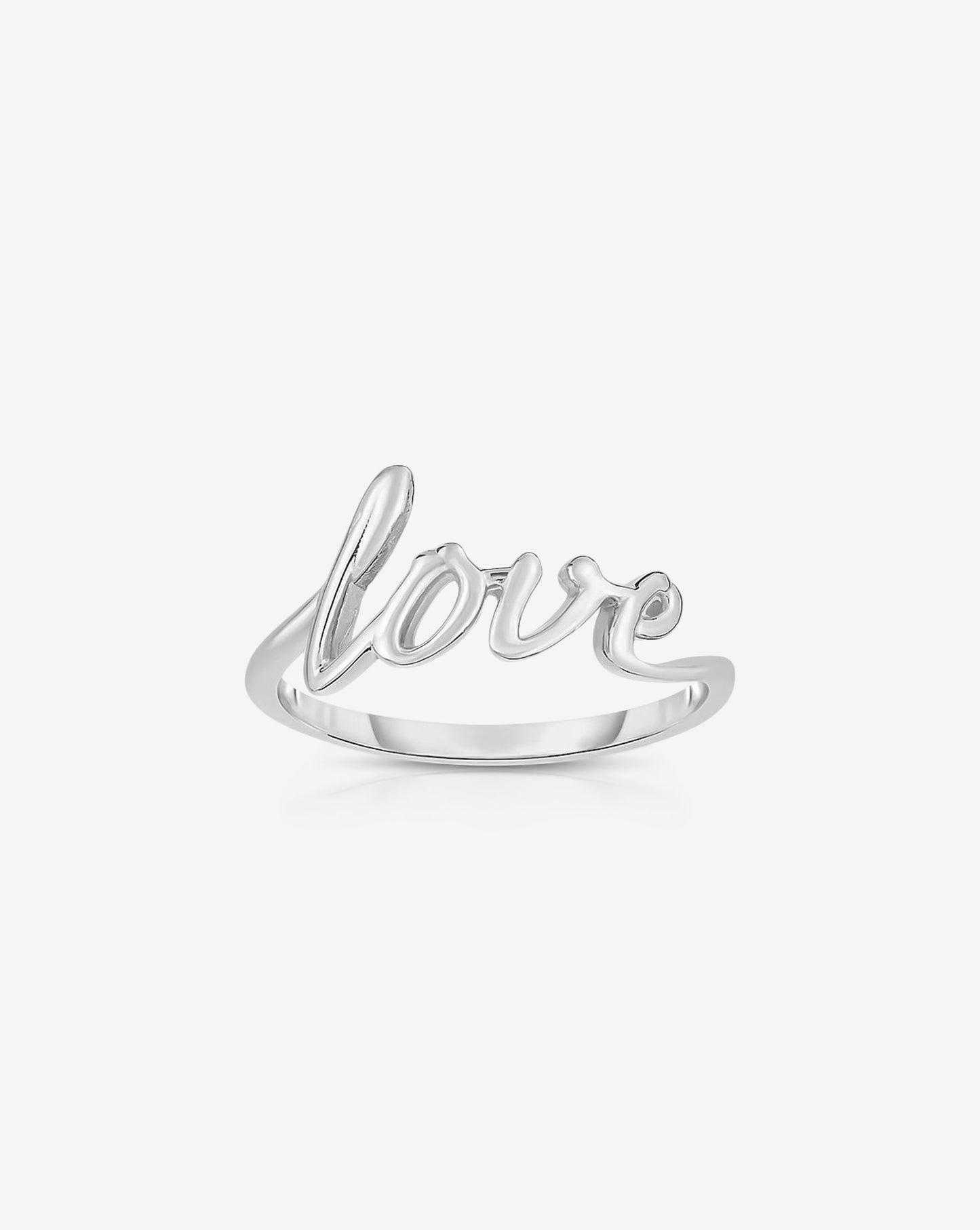 Ring Concierge Rings 14k White Gold / 5 Love Ring