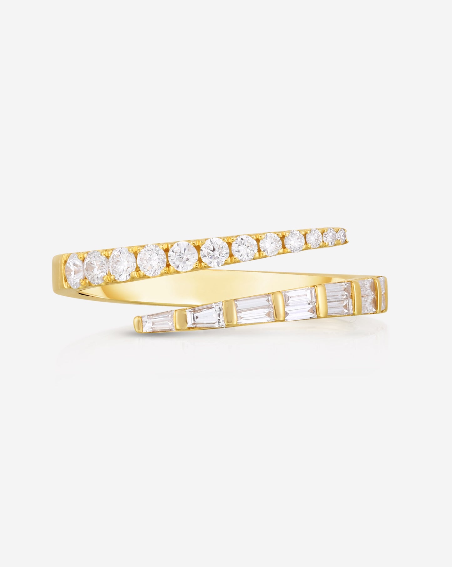 Ring Concierge Rings 14k Yellow Gold Luxe Open Diamond Wrap Ring